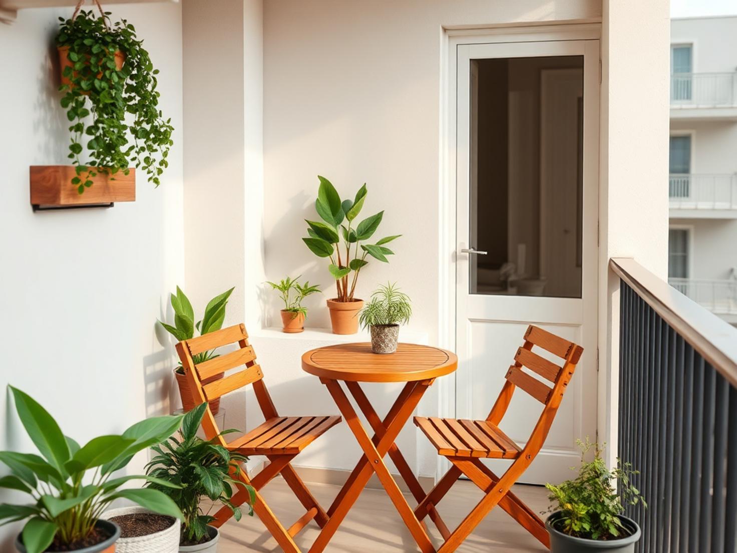 Balkon Gestaltung klein aber fein