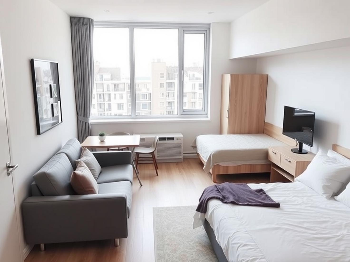 Einzimmerwohnung Gestaltung