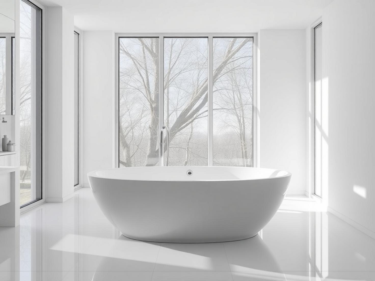 Freistehende Badewanne