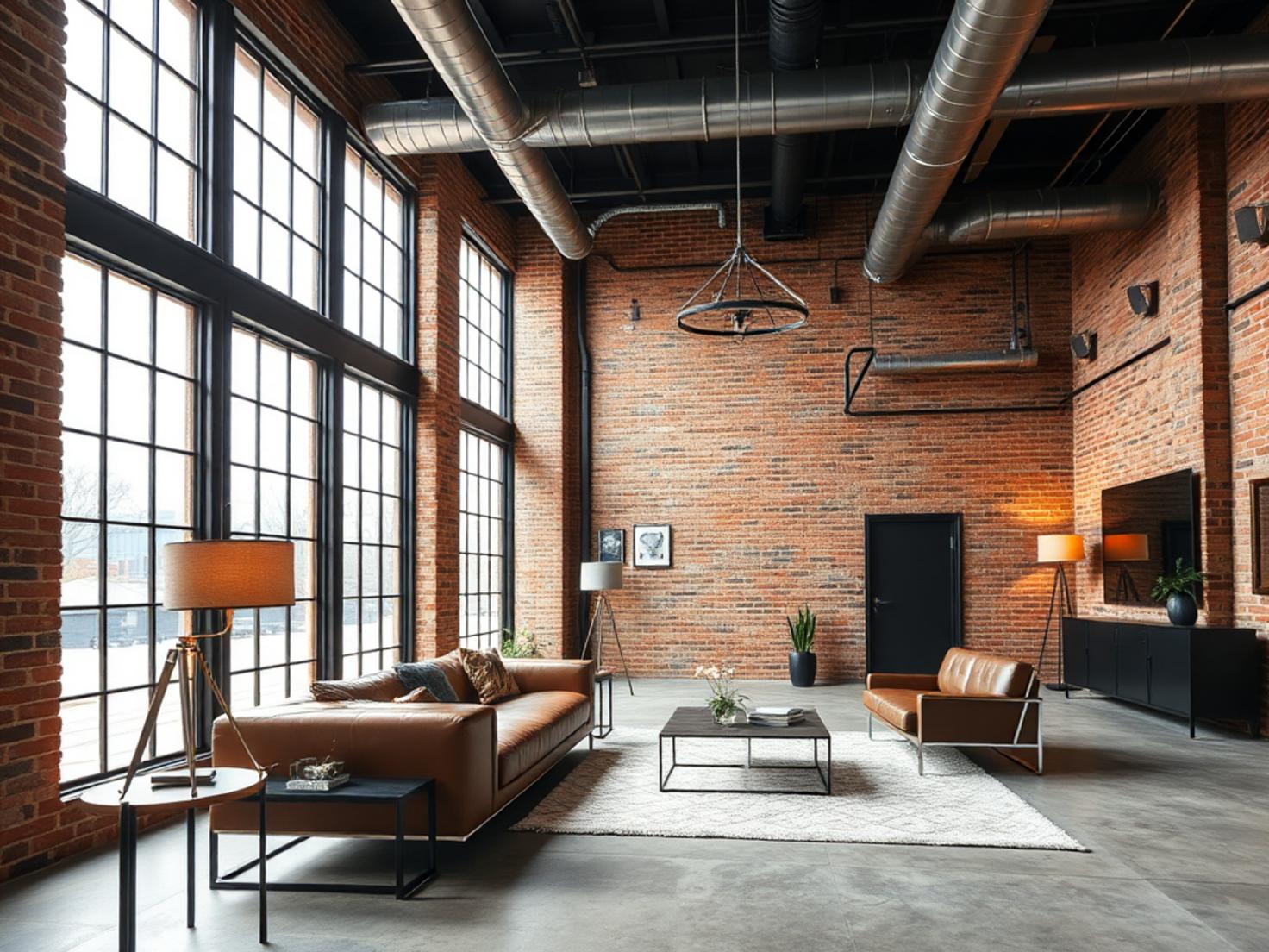 Industrial Style Wohnzimmer Design