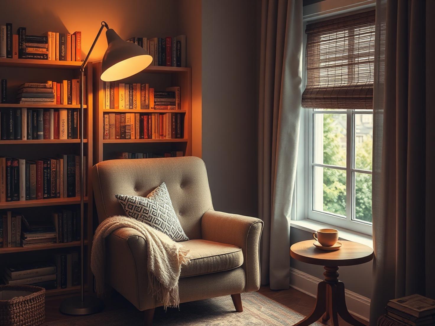 Lesecke gemütlich gestalten