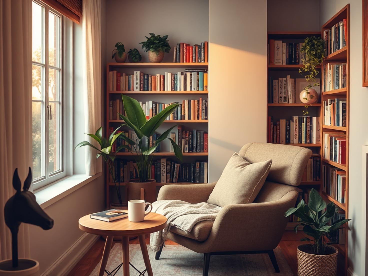 Leseecke gemütlich gestalten