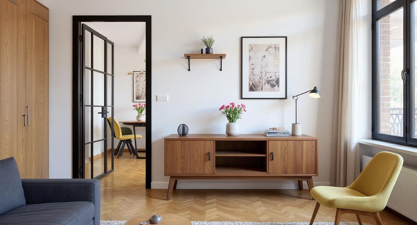 Moderner Stahl-Glas Loft-Drehtür mit Individueller Gestaltung