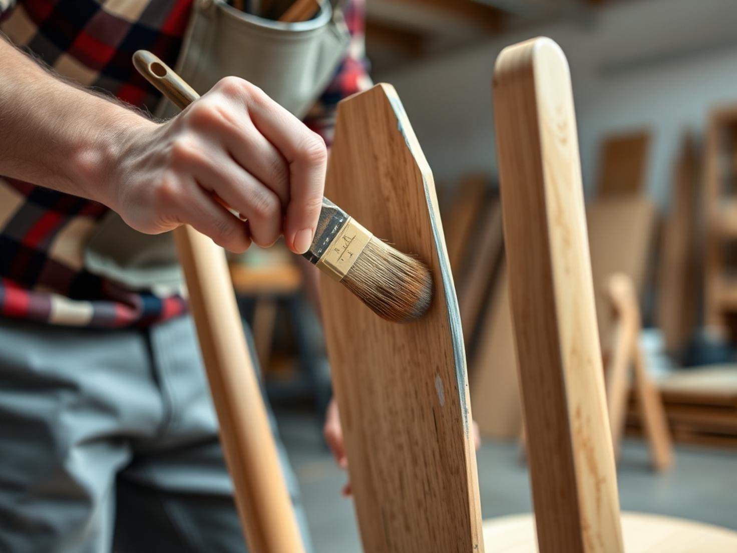 Möbel streichen Techniken