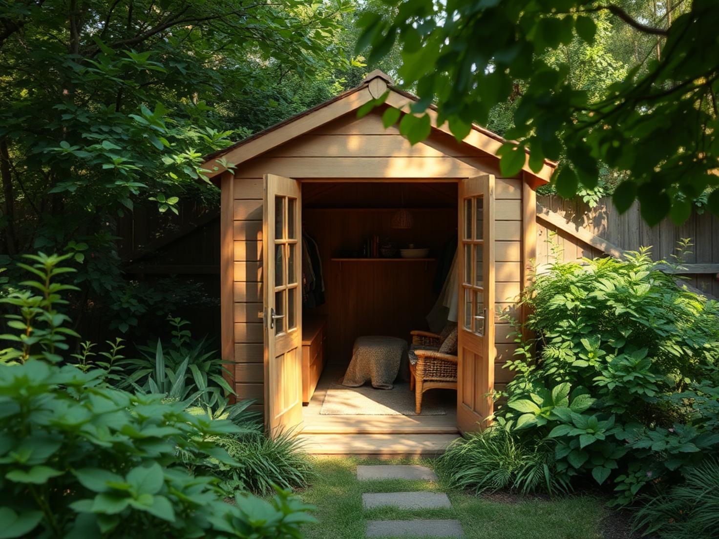 Sie Schuppen Rückzugsort