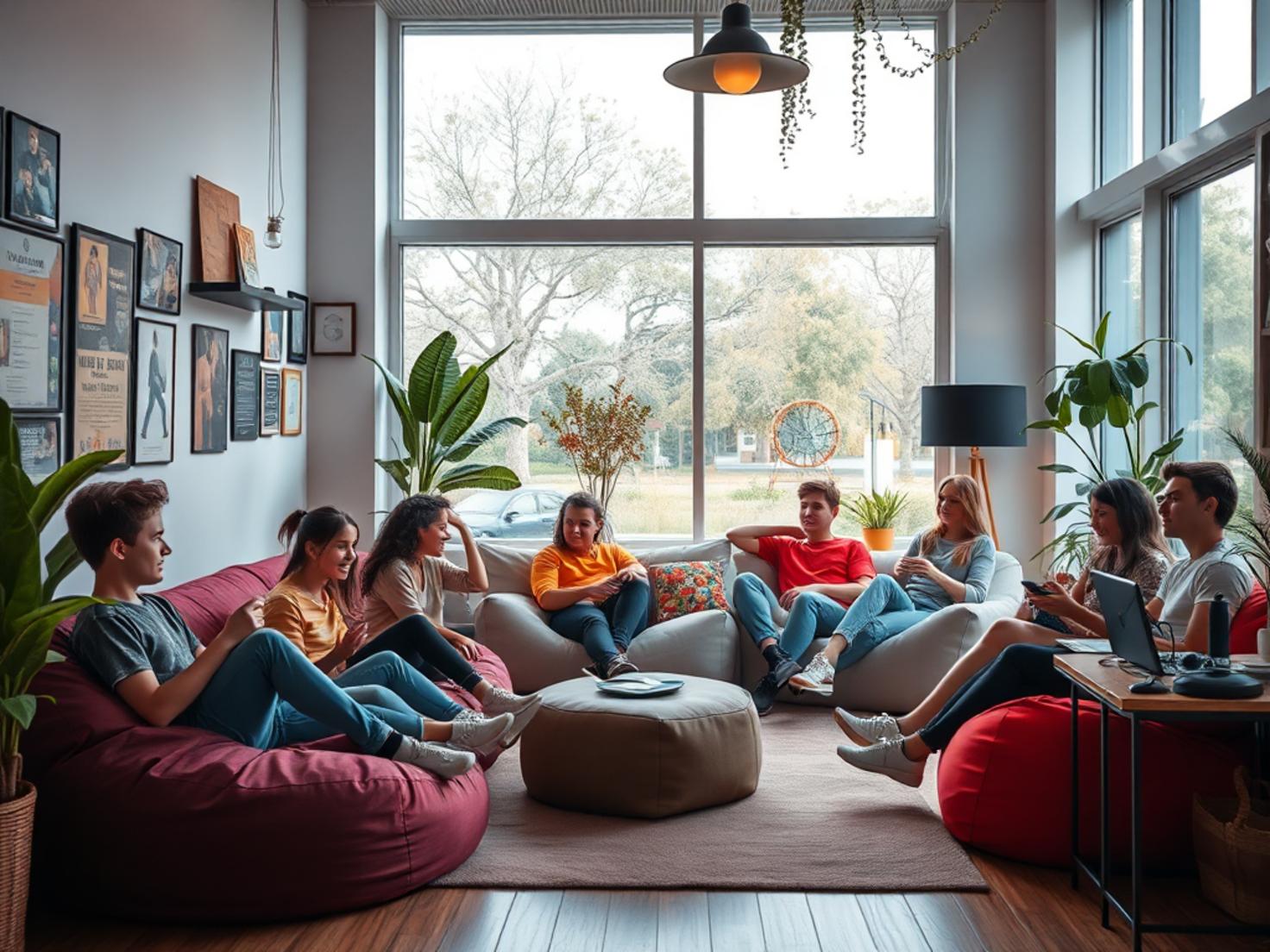 Teenager Treffpunkt Raum