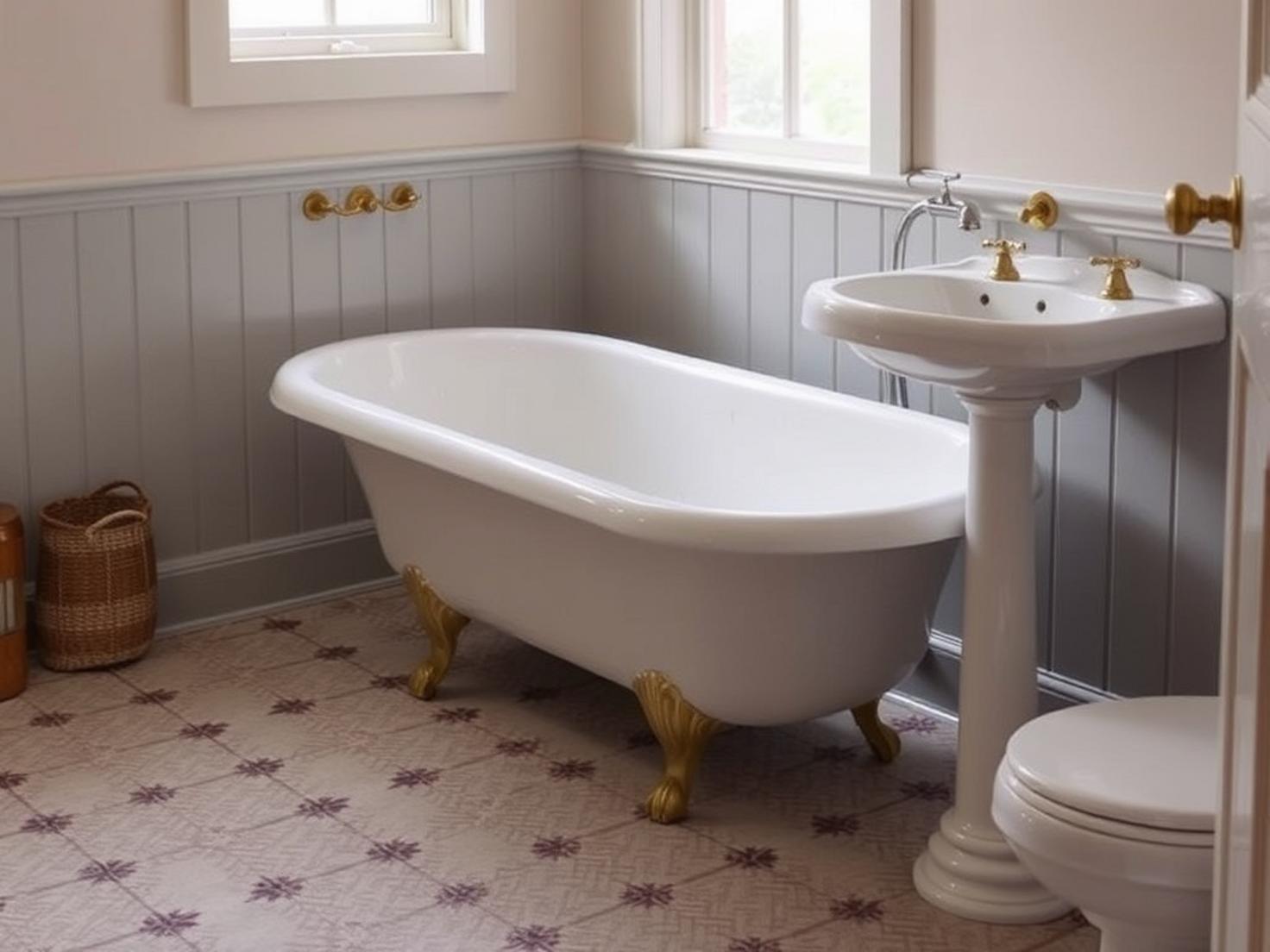 Vintage Badezimmer Stil