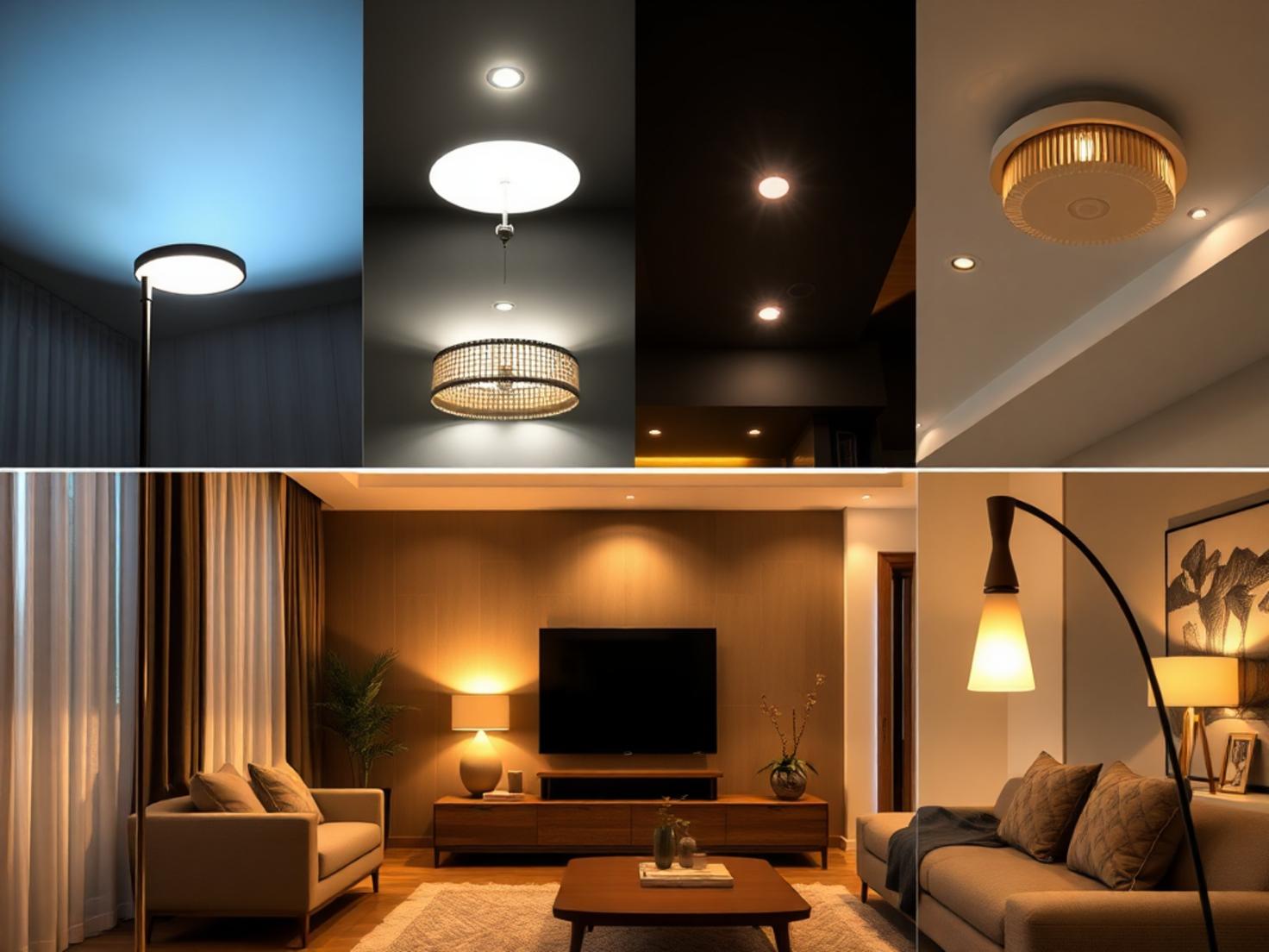 Wohnzimmer Beleuchtungskonzepte
