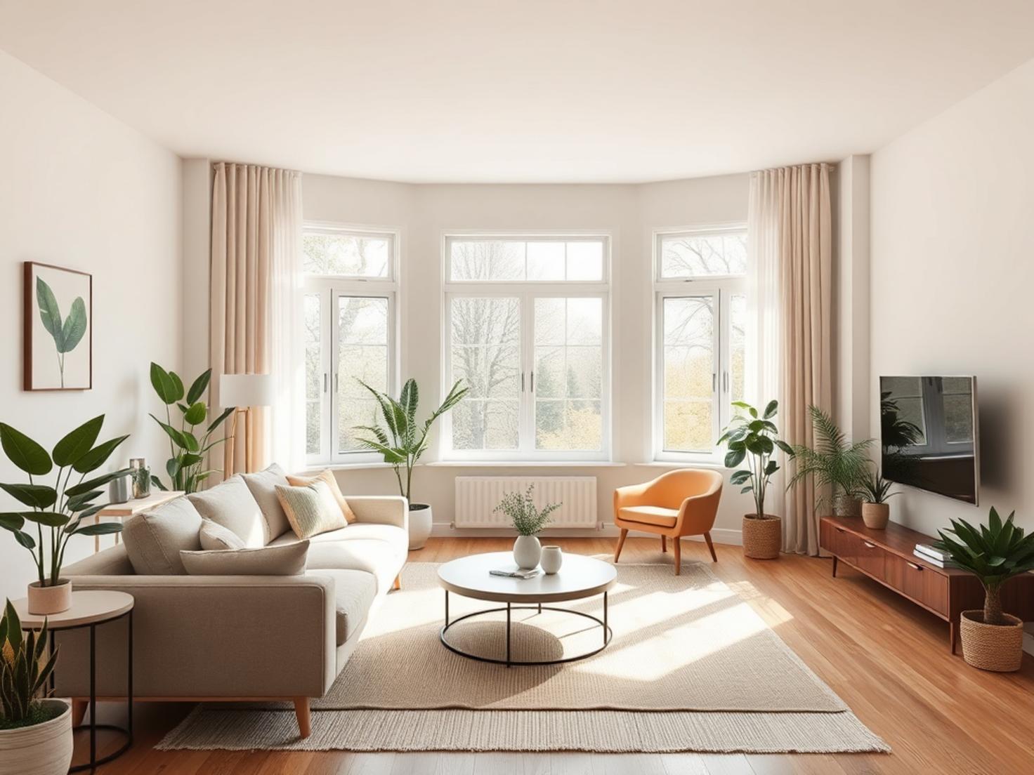 Wohnzimmer Farbkonzepte 2024