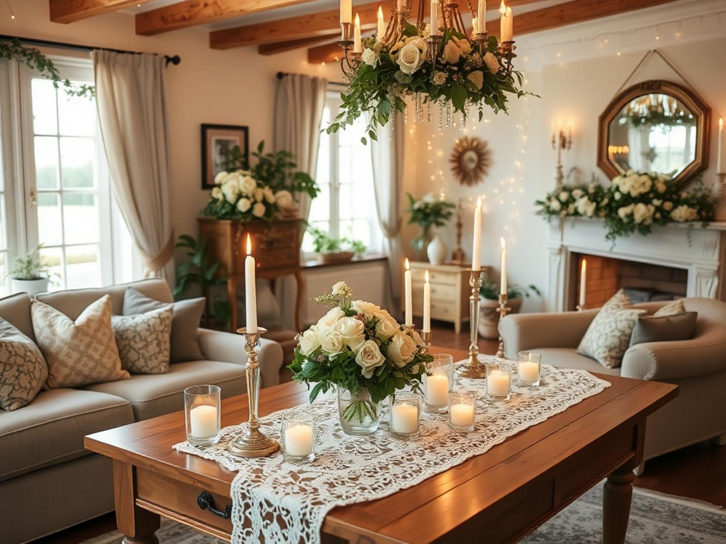 Hochzeit Zuhause Dekoration Ideen